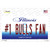 Number 1 Bulls Fan Novelty Sticker Decal