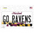 Go Ravens Novelty Sticker Decal