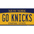 Go Knicks Novelty Sticker Decal