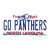 Go Panthers North Carolina Novelty Sticker Decal
