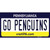 Go Penguins Novelty Sticker Decal