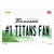 Number 1 Titans Fan Novelty Sticker Decal
