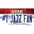 Number 1 Jazz Fan Novelty Sticker Decal