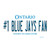 Number 1 Blue Jays Fan Novelty Sticker Decal
