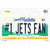Number 1 Jets Fan Novelty Sticker Decal