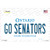Go Senators Novelty Sticker Decal