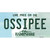 Ossipee New Hampshire Novelty Sticker Decal
