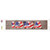 Iowa USA Flag Lettering Novelty Narrow Sticker Decal