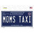 Moms Taxi Tennessee Blue Novelty Sticker Decal