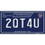 2QT4U Tennessee Blue Novelty Sticker Decal