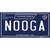 Nooga Tennessee Blue Novelty Sticker Decal