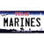 Texas Marines Novelty Sticker Decal