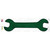 Green Oil Rubbed Novelty Wrench Sticker Decal