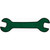 Green Oil Rubbed Novelty Wrench Sticker Decal