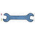 Light Blue Oil Rubbed Novelty Wrench Sticker Decal