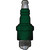Green Oil Rubbed Novelty Spark Plug Sticker Decal
