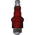 Red Oil Rubbed Novelty Spark Plug Sticker Decal