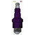 Purple Oil Rubbed Novelty Spark Plug Sticker Decal