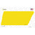 Yellow Solid Novelty Tennessee Shape Sticker Decal