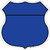 Blue Novelty Highway Shield Sticker Decal