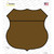 Brown Novelty Highway Shield Sticker Decal