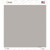 Gray Solid Novelty Square Sticker Decal