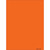 Solid Orange Novelty Rectangle Sticker Decal