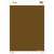 Solid Brown Novelty Rectangle Sticker Decal