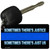 Sometimes Theres Justice Thin Blue Line Novelty Metal Key Chain KC-8537