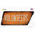 Volunteers Novelty Rusty Tennessee Shape Sticker Decal