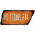 Number 1 Titans Fan Novelty Rusty Tennessee Shape Sticker Decal