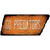 Go Predators Novelty Rusty Tennessee Shape Sticker Decal
