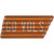 Go Vols Novelty Corrugated Tennessee Shape Sticker Decal