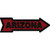 Arizona Colors Novelty Arrow Sticker Decal