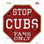 Cubs Fans Only Novelty Octagon Sticker Decal