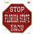 Florida State Fans Only Novelty Octagon Sticker Decal