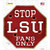 LSU Fans Only Novelty Octagon Sticker Decal