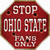 Ohio State Fans Only Novelty Octagon Sticker Decal