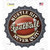 Football Novelty Bottle Cap Sticker Decal