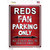 Reds Novelty Rectangle Sticker Decal