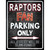 Raptors Novelty Rectangle Sticker Decal