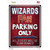 Wizards Novelty Rectangle Sticker Decal