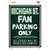Michigan State Novelty Rectangle Sticker Decal