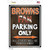 Browns Novelty Rectangle Sticker Decal