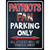 Patriots Novelty Rectangle Sticker Decal