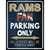 Rams Novelty Rectangle Sticker Decal