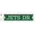 Jets Dr Novelty Narrow Sticker Decal