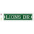 Lions Dr Novelty Narrow Sticker Decal