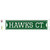 Hawks Ct Novelty Narrow Sticker Decal