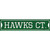 Hawks Ct Novelty Narrow Sticker Decal